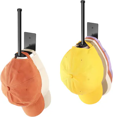 Durmmur Stainless Steel Baseball Cap Organizer (2-Pack)