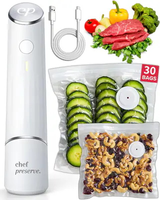 Chef Preserve Compact Handheld Vacuum Sealer Kit